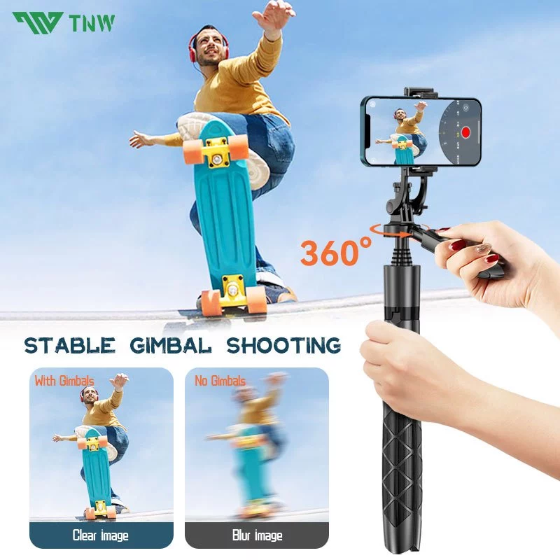 34% OFF TNW 1.8M Selfie Stick Bluetooth Tripod Auto-open Camera Tripod With Remote Control For Travel Vlog