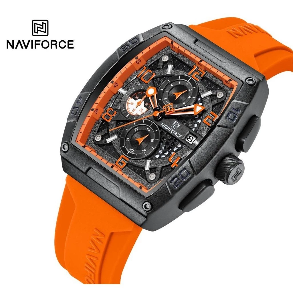 52% OFF NAVIFORCE Sport Chronograph Wristwatch Top Brand Luxury Military Army Men Watch Quartz Waterproof Fashion Male Clock Gift