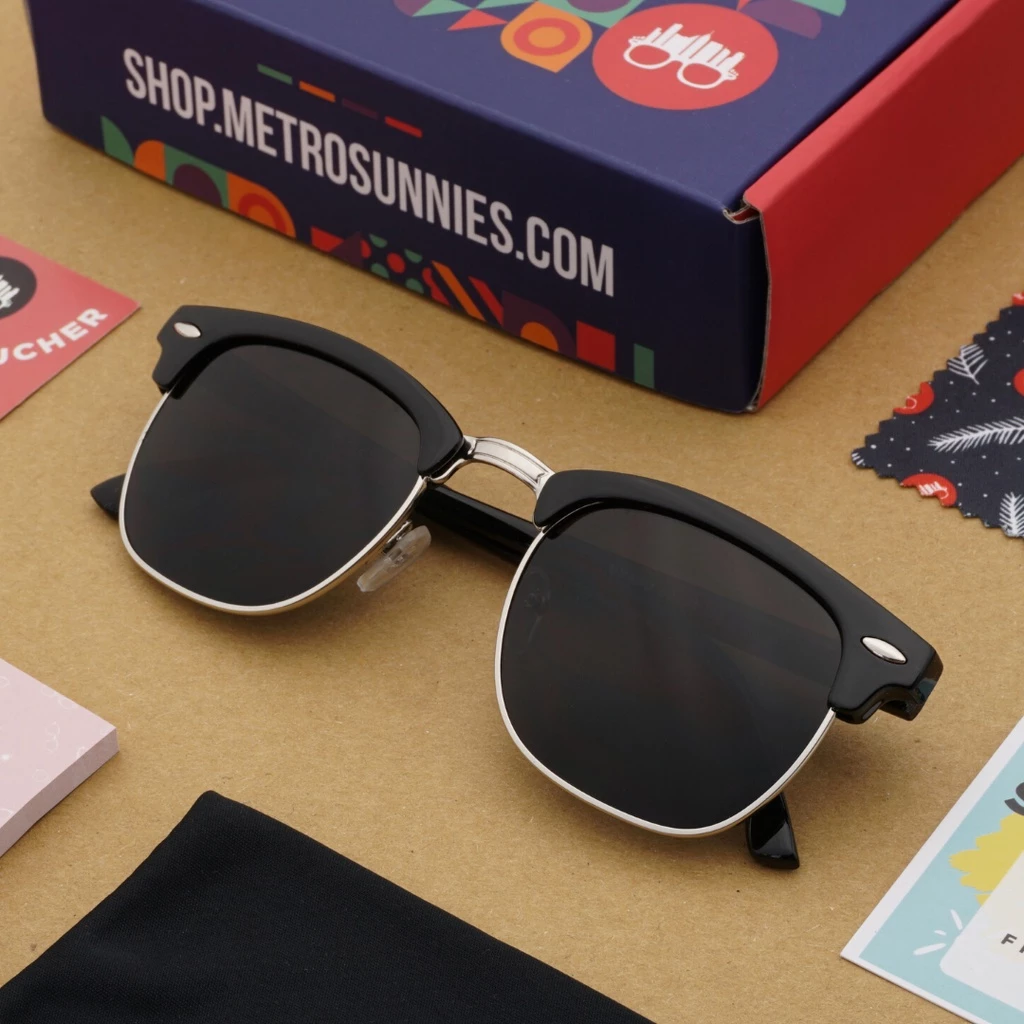 56% OFF MetroSunnies Jack Sunnies (Black) / Sunglasses with UV400 Protection / Fashion Eyewear Unisex