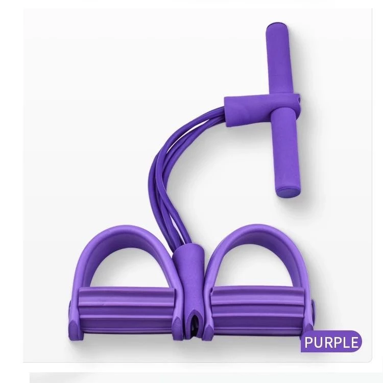 77% OFF 2020 4-Tube Elastic Pull Rope Fitness Natural Latex Sit-up Body Trimmer Yoga Pull Rope