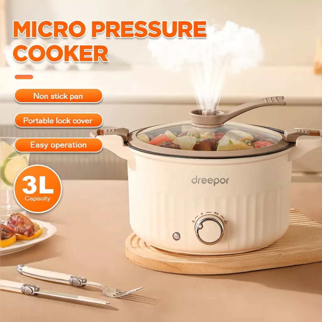 39% OFF DreeporMulti Pressure Cooker Micro Pressure Cooker cooking pot Stew Pot totipotent pot Non-stick Pan