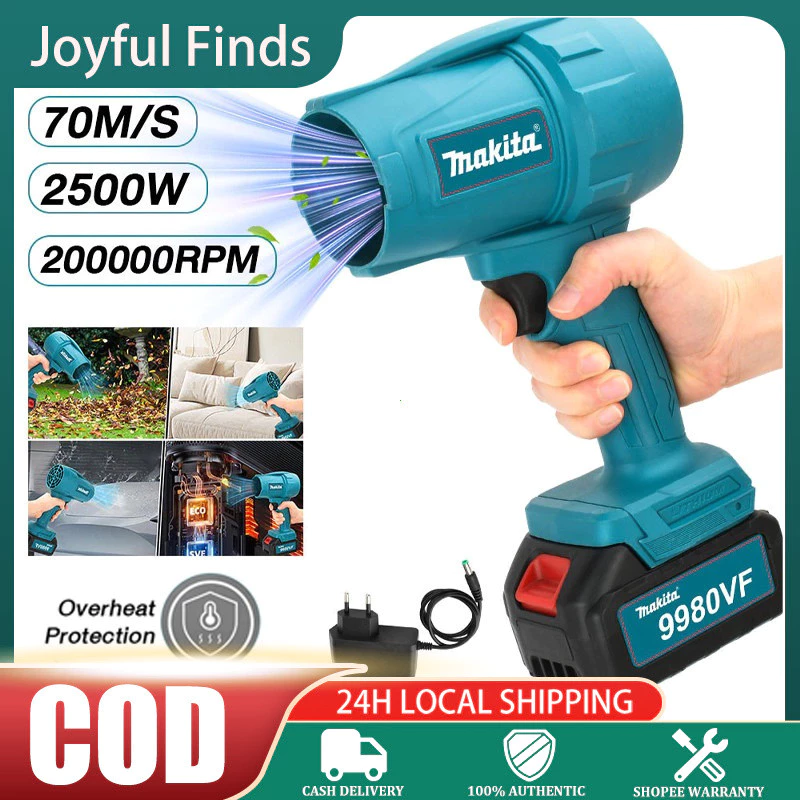 54% OFF 28000RPM Air Blower Turbo Fan Violent Fan Powerful Storm Machine Cordless Dust Blower Portable Blowe