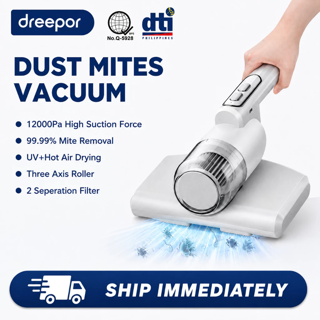 82% OFF Dreeporliving Dust Mite Vacuum Cleaner Wireless bed Vacuum Cleaner UV Sterilization Mite Remover