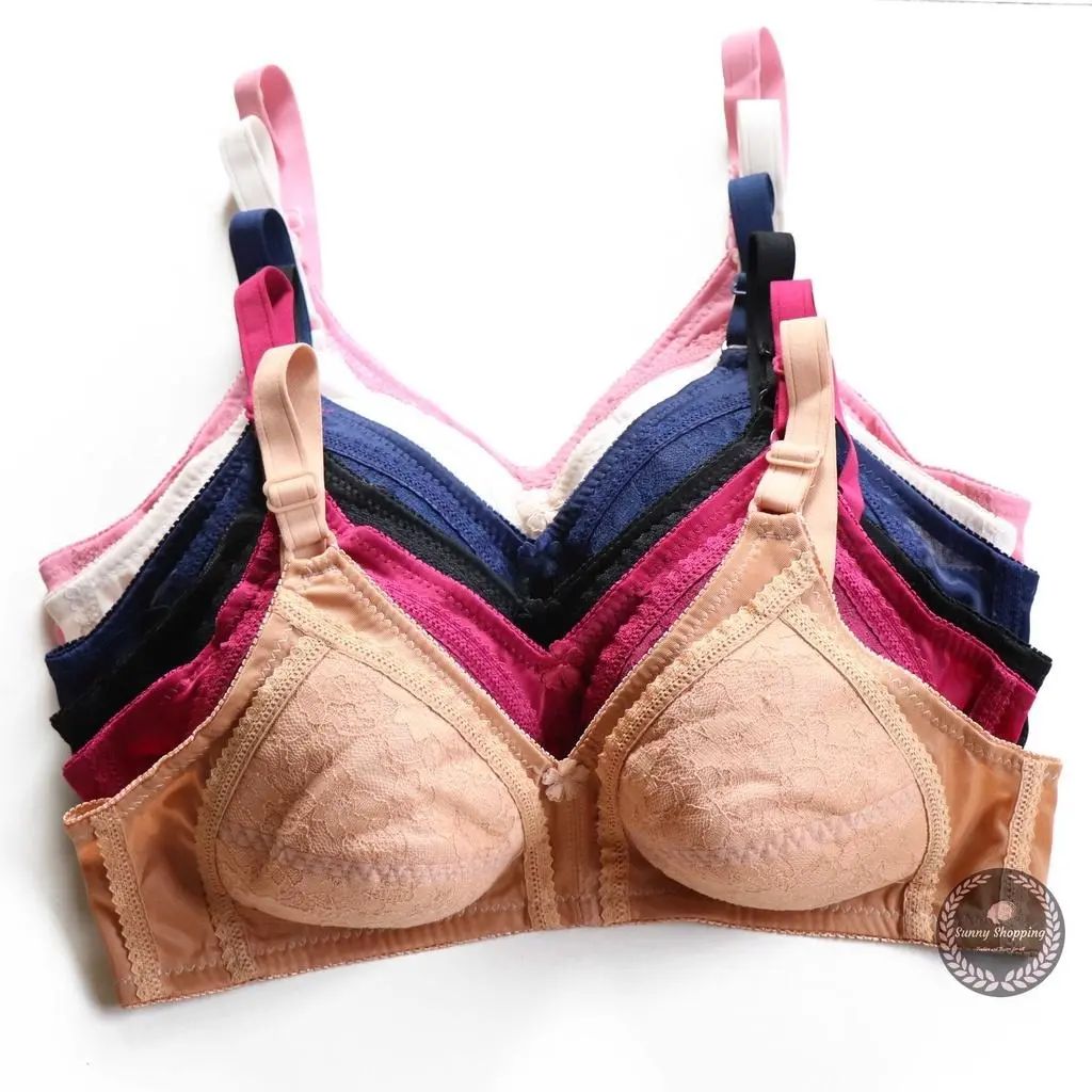 33% OFF Sunny Cup B Non wire No Padding No Foam bra Size: 36-44  #NB03 Cotton Womenswear