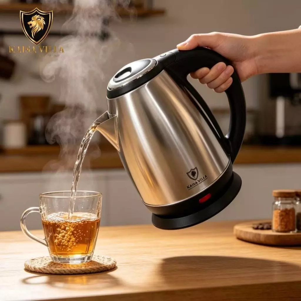 38% OFF KAISA VILLA 1.8L Electric Stainless Kettle Fast Boil 1500W JD-6003