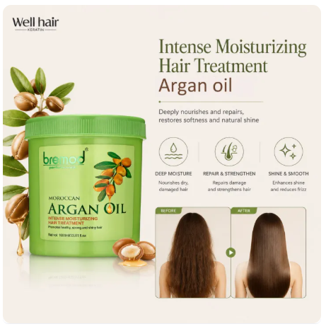 39% OFF Bremod Intense Moisturizing Hair Treatment Argan Oil 1000 ml. BR-H025