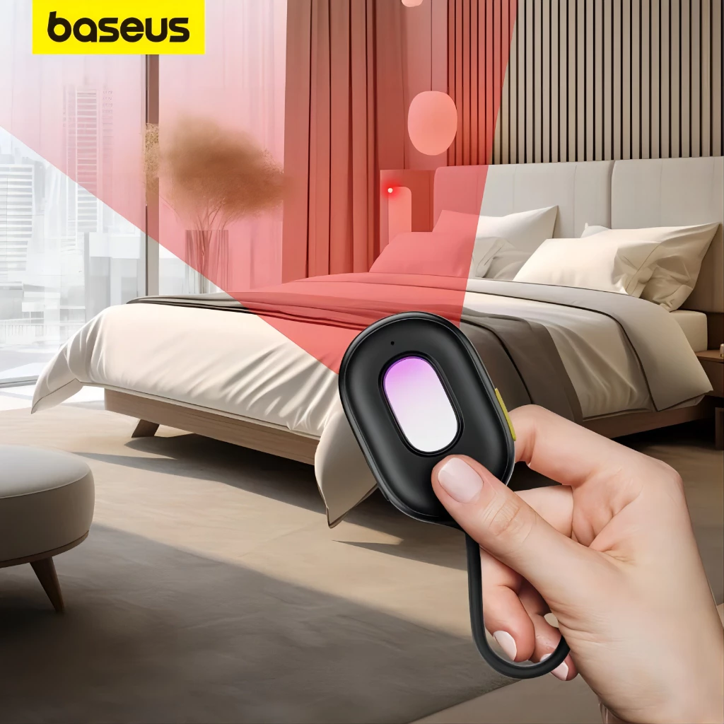 59% OFF Baseus Heyo Series Mini Anti-Candid Camera Detector Travel Hotel Handheld Anti Peeping Theft Alarm