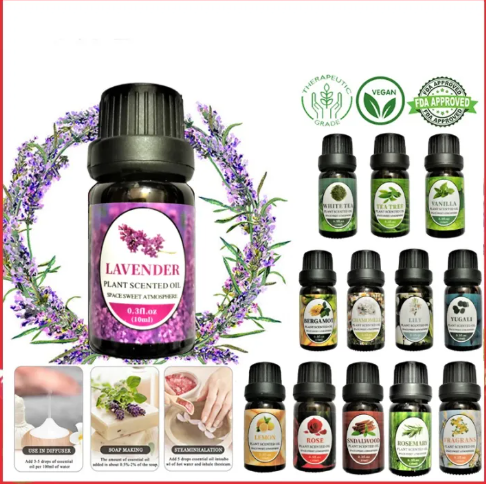 48% OFF 10ml Fragrance Essential Oil for Aroma Humidifier Water Soluble Oil with Multiple Scents