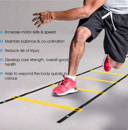 82% OFF Agility Ladder, 26ft (8M) 16 Rung Speed Training Exercise Ladders for Soccer Football Boxing Footwork Sports Speed Agility Training with Carry Bag,Yellow