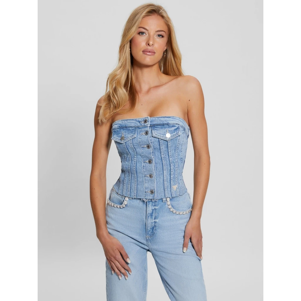 70% OFF Guess Sofia Bustier Top