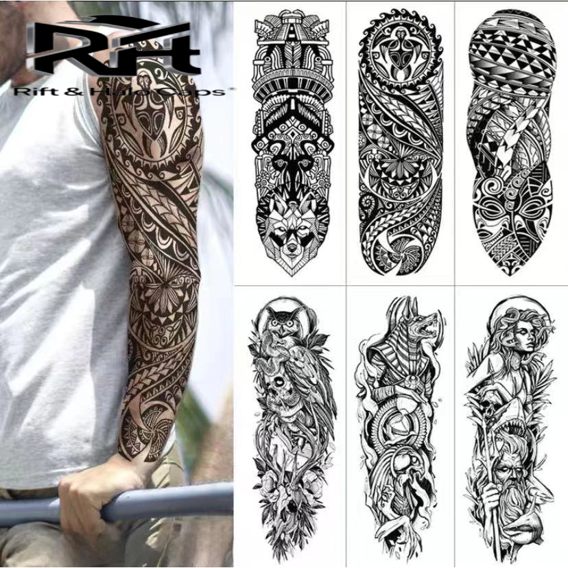 35% OFF WaterproofTemporary Tattoo Large Arm Body Art Tattoos Long Last Sticker
