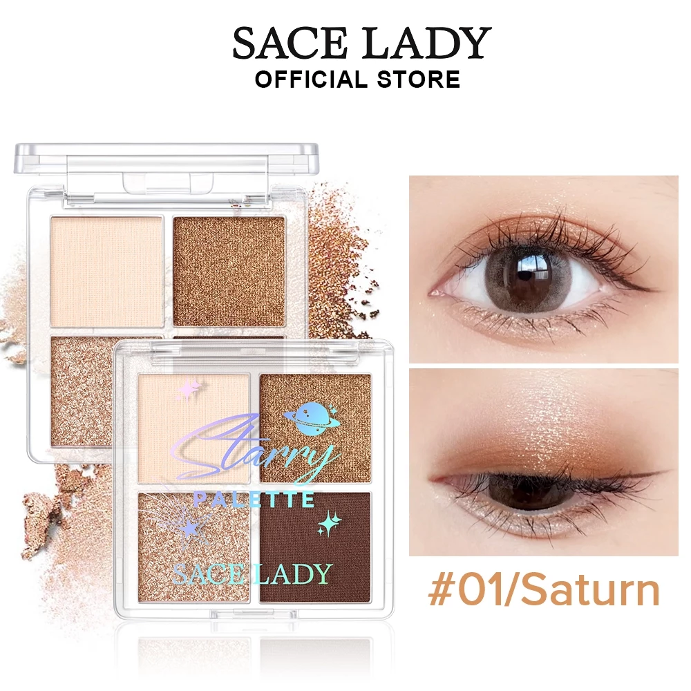 23% OFF SACE LADY Highly Pigmented Eyeshadow Palette Smooth Matte & Shimmer Eye Shadow Easy To Blend Eye Makeup