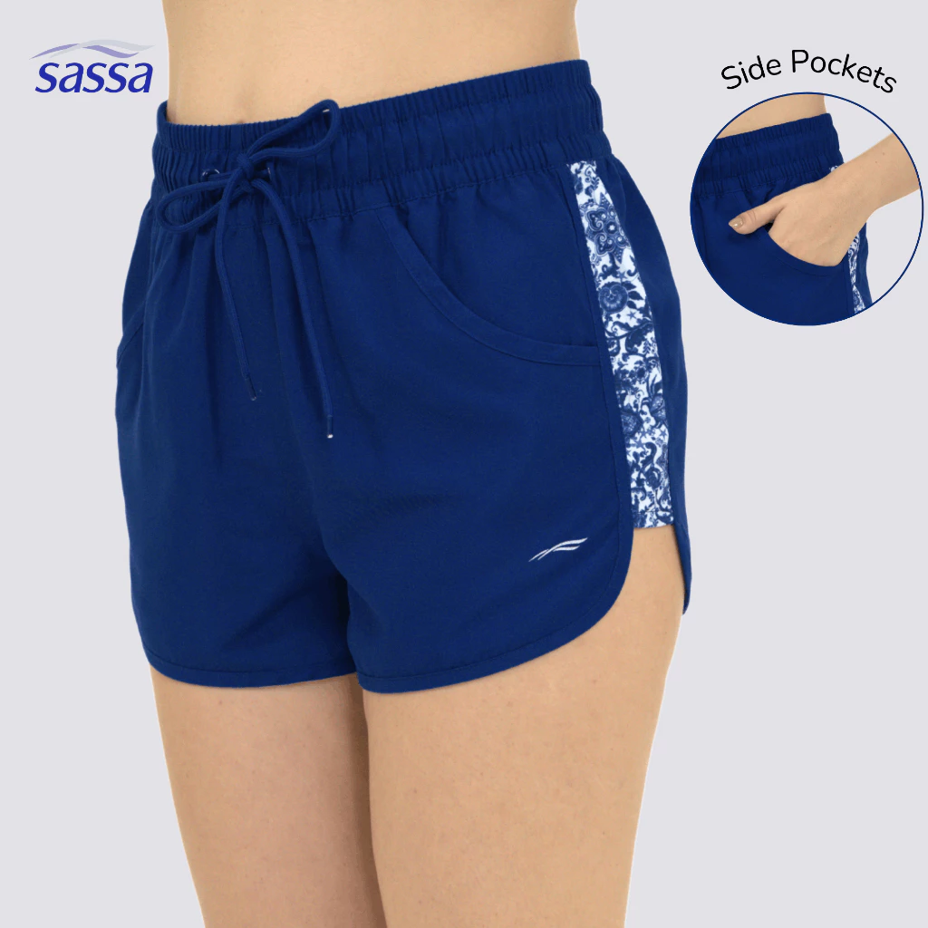 30% OFF Sassa Siren State Mini Boardshorts with Side Pockets Swimwear for Women