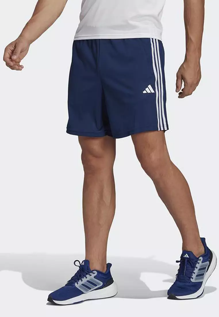 30% OFF Train Essentials Piqué 3-Stripes Training Shorts