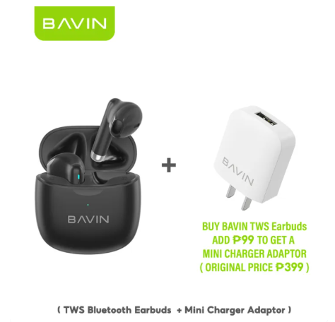 72% OFF BAVIN BA19 HiFi Bluetooth Wireless TWS Earbuds Active Noise Reduction Earphones w/ Touch Control Immersive Audio