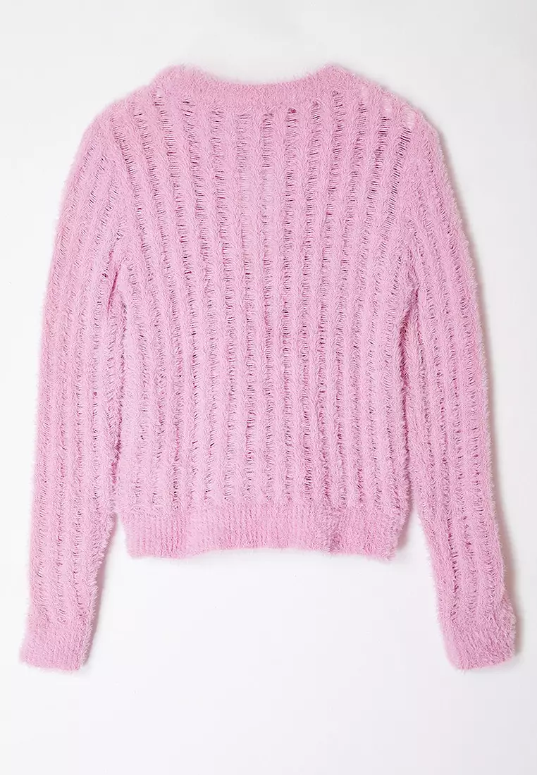 83% OFF Trendyol Open Knitted Jumper