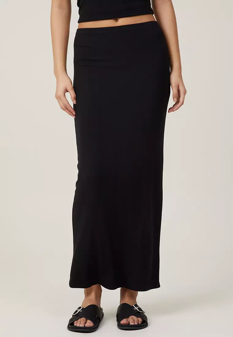 76% OFF Staple Rib Maxi Skirt