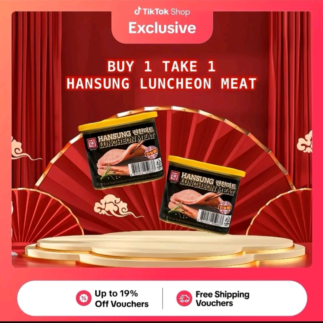 { BUY 1 TAKE 1 } Hansung Luncheon Meat 340g Chicken