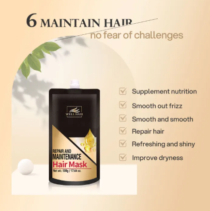 68% OFF WELL HAIR Hair Mask Maintenance Hair Care Good For Dry Frizzy 500ml WH-H014