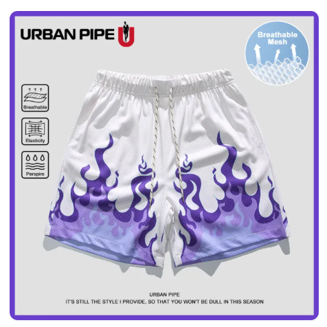 19% OFF [New Style]URBAN PIPE Tie-dye Basketball Shorts For Men High Quality W/ Drawstring Short K8719