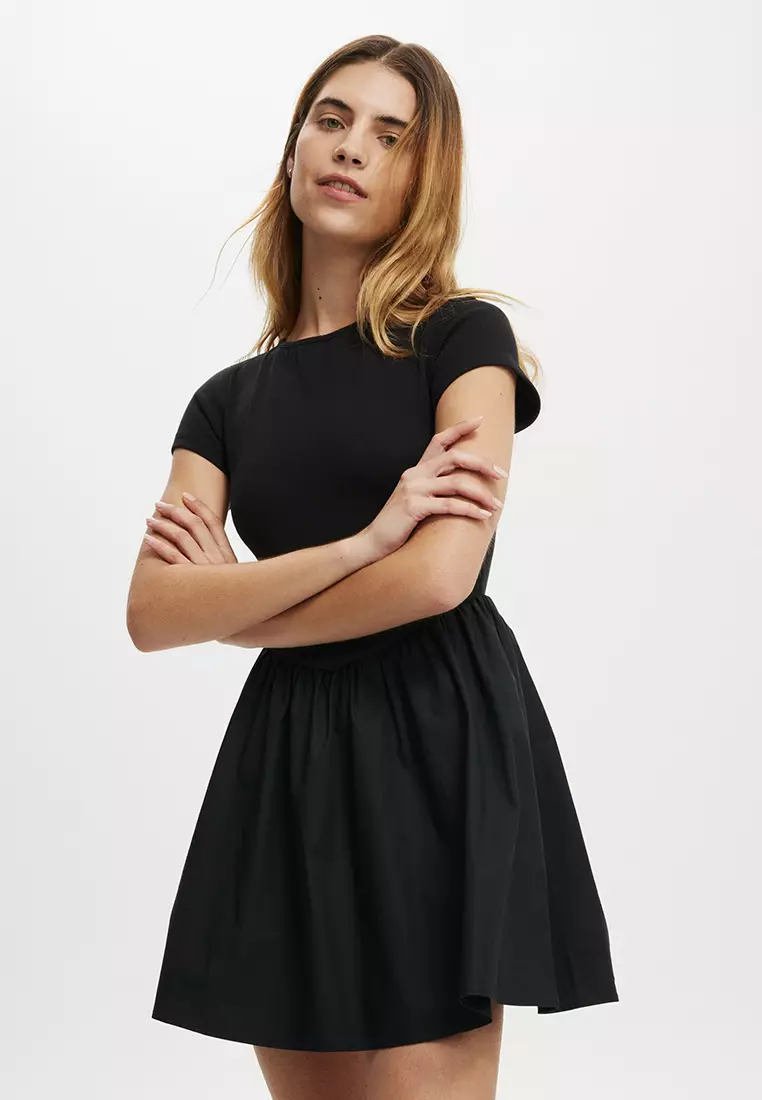 86% OFF Cotton On Romee Short Sleeves Mini Dress