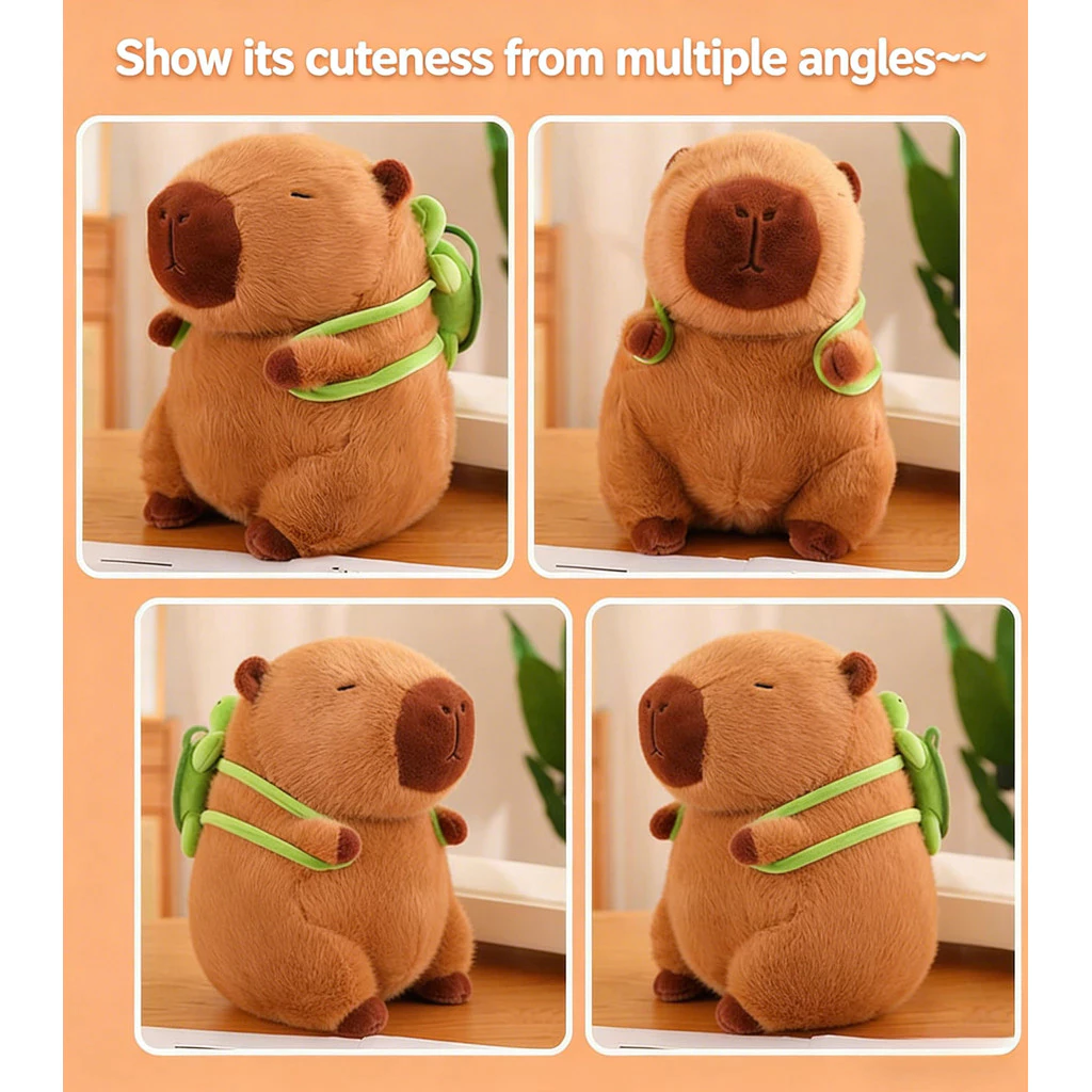 55% OFF ✨Capybara✨25-55cm Capybara Stuffed Plush Turtle style/snot style Capybara Rodent Simulation For Gift