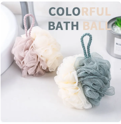 64% OFF KOZI High-quality Bath Ball Bath Scrubbers Flower Rub Body Shower Scrub Use for Women&men&kids