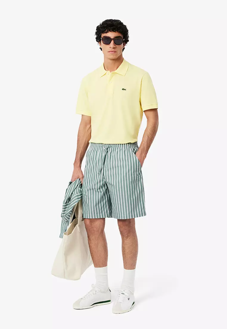 40% OFF Lacoste Relaxed Fit Striped Shorts