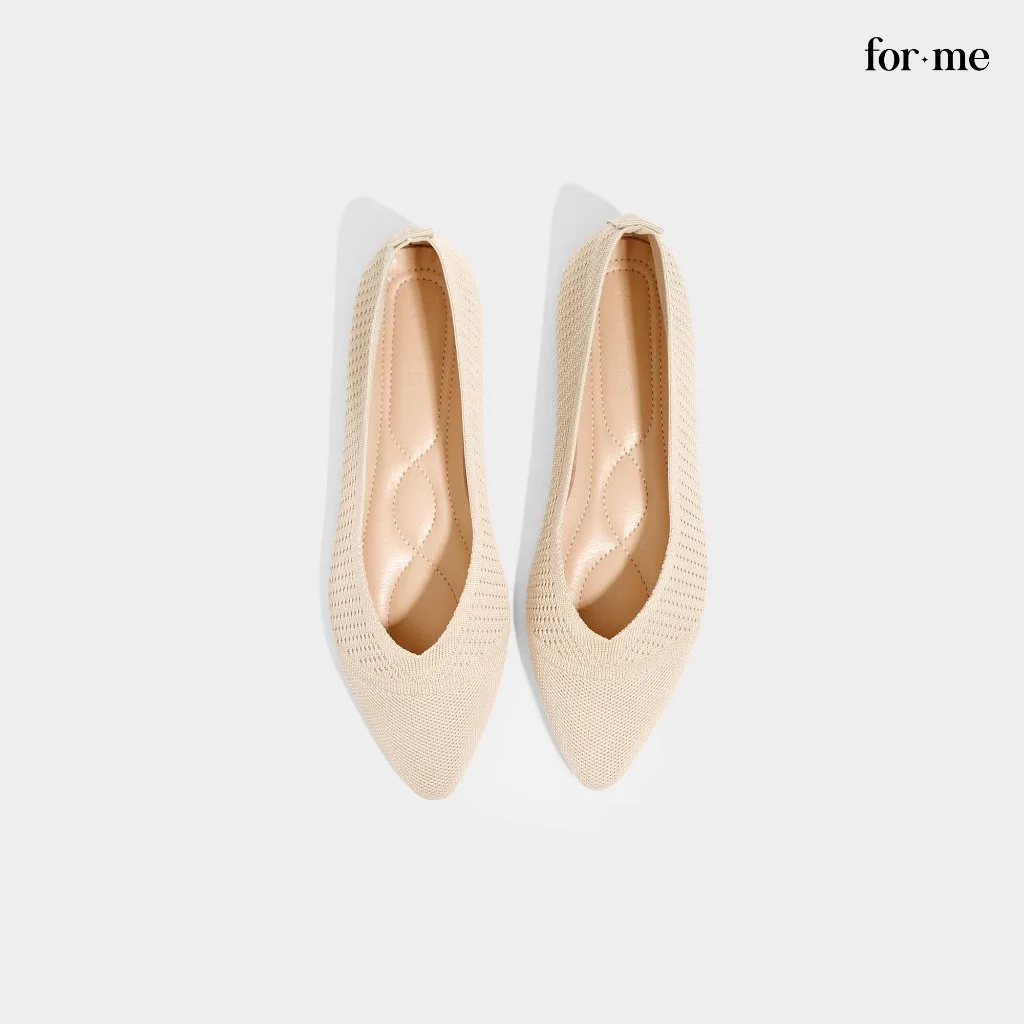 37% OFF ForMe Textured Mesh Flats For Women