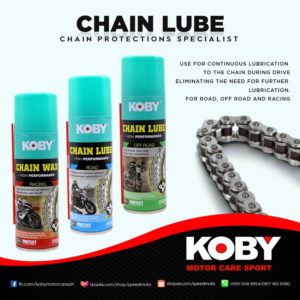 15% OFF Koby Chain Wax Racing 250ml