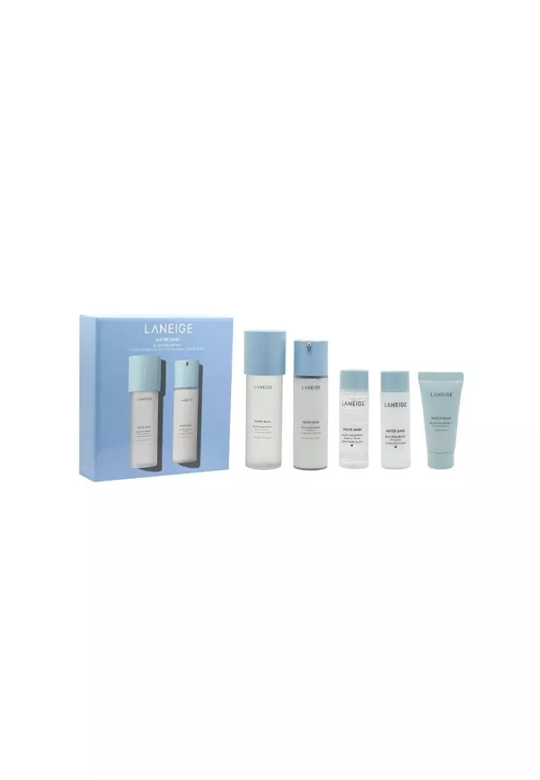 35% OFF Laneige Water Bank Blue Hyaluronic Essential Set (For Combination to Oily Skin) (5pcs)