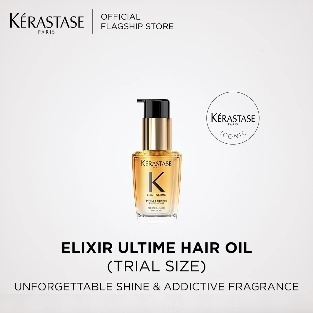 Kérastase Elixir Ultime Refillable Hair Oil for Shiny Hair