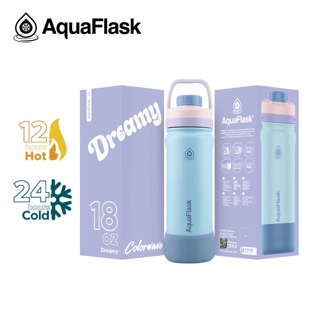64% OFF AquaFlask Colorwave Sports Lid Collection (18oz/22oz/32oz/40oz)