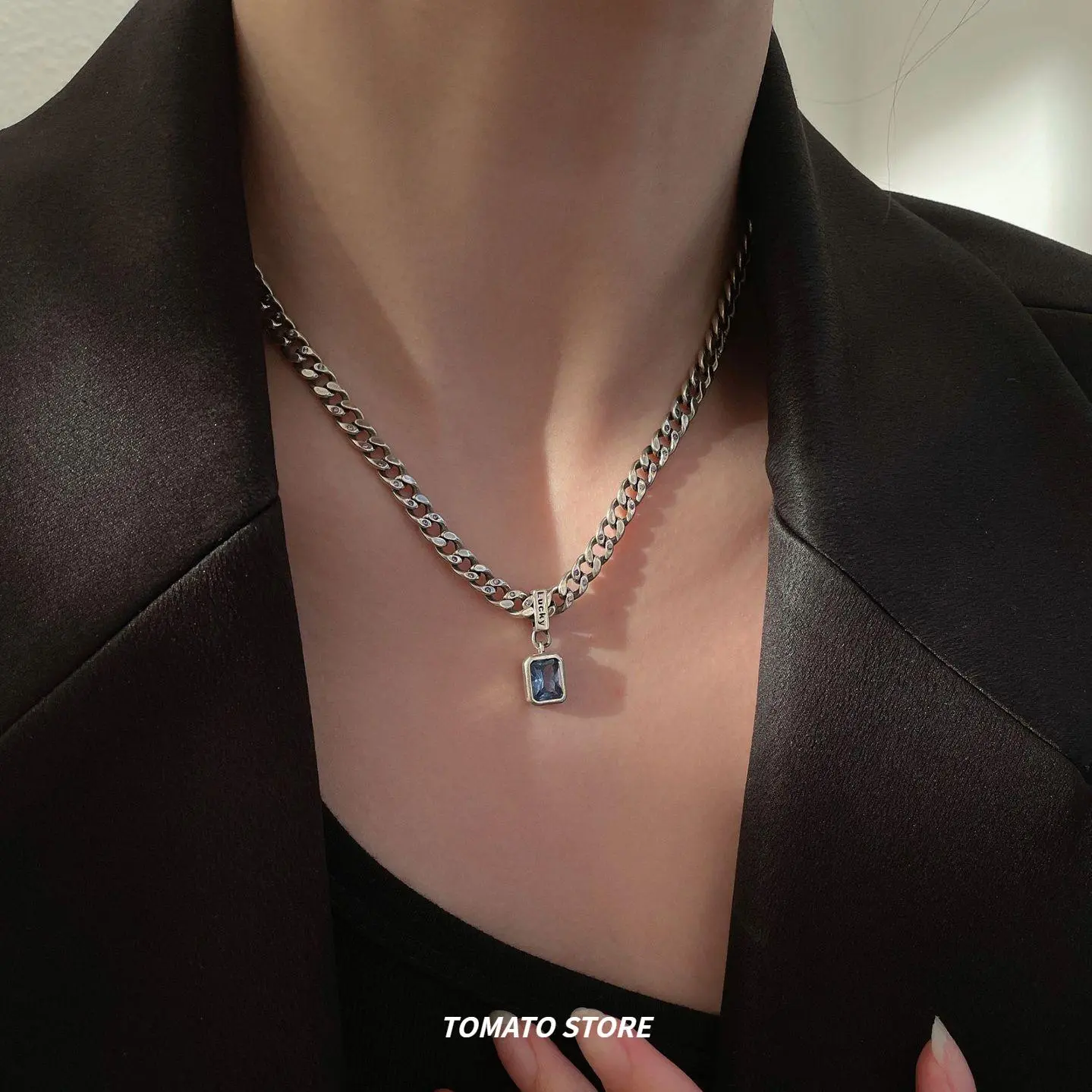 35% OFF Necklace hip-hop fashion personality Joker Necklace Accessories for men and women
