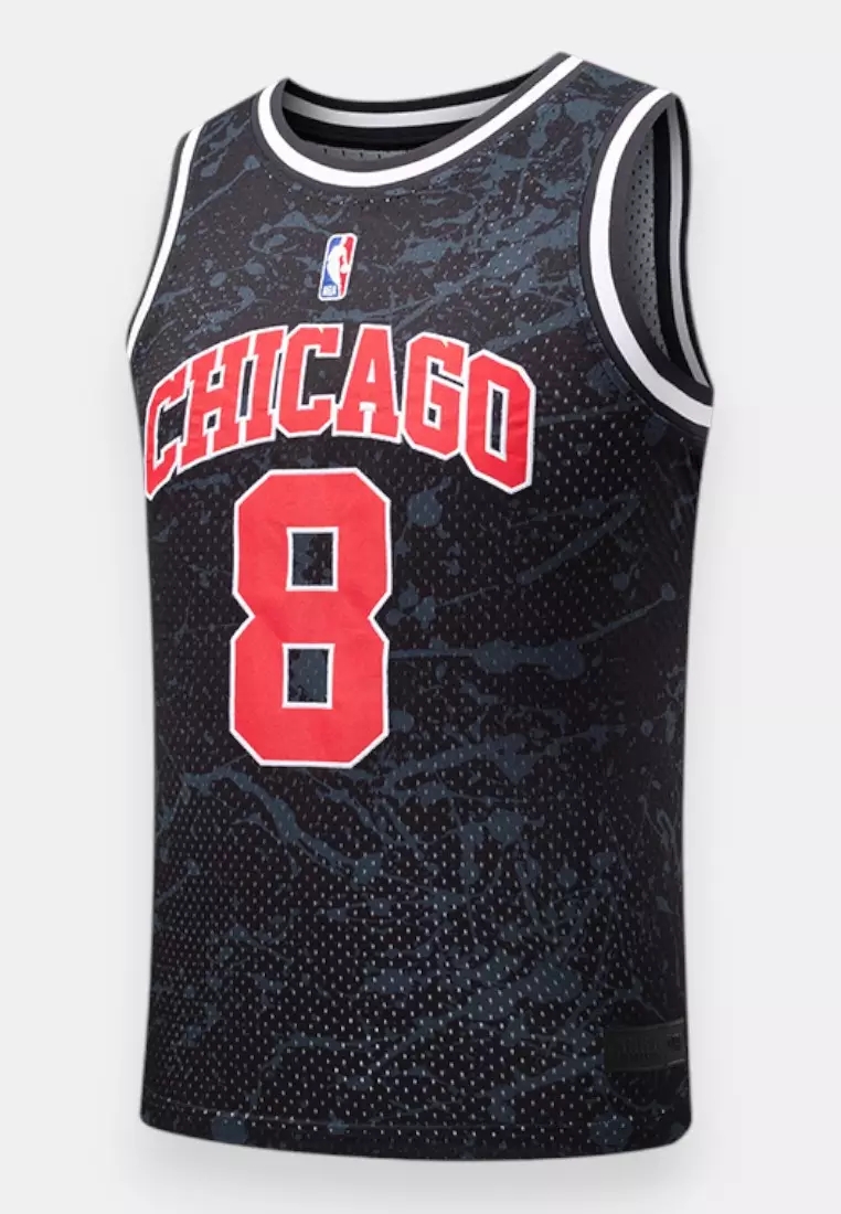 54% OFF NBA Chicago Bulls Zach Lavine #8 Basketball Jersey Regular Fit Drops
