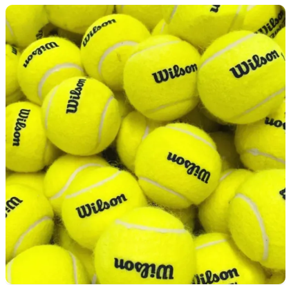 45% OFF Wilson/Merkis 3pcs Tennis Ball Durable Elasticity Round Training Learning Sports Exercise Adults Fitness Sports