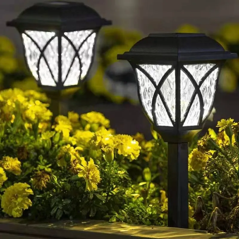 32% OFF HOB 2PCS SOLAR LED Solar Powered Moon Rising LED Lights Pathway Outdoor Garden Lighting Waterproof Lawn Lamp