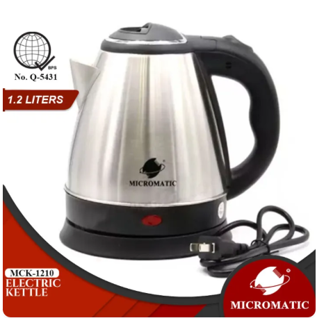 55% OFF Micromatic MCK-1210 stainless steel Electric Kettle 1.2L