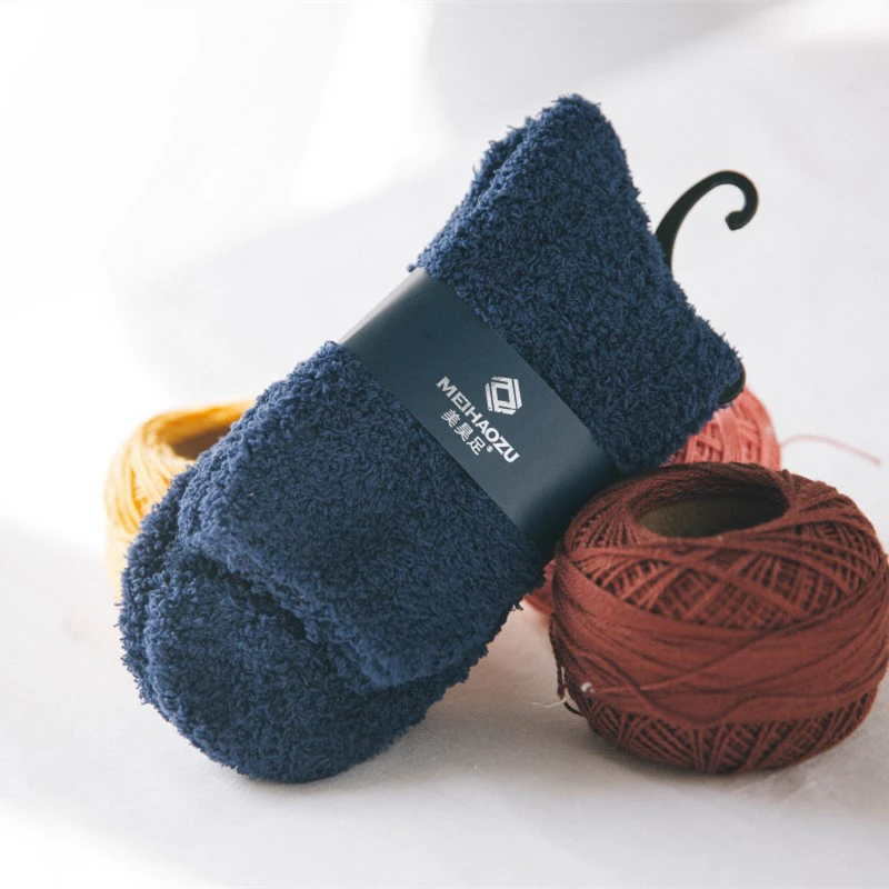19% OFF Winter Warmer Socks Thicken Thermal Wool Cashmere Snow Socks Velvet Boots Floor Sleeping Socks for Men and Women