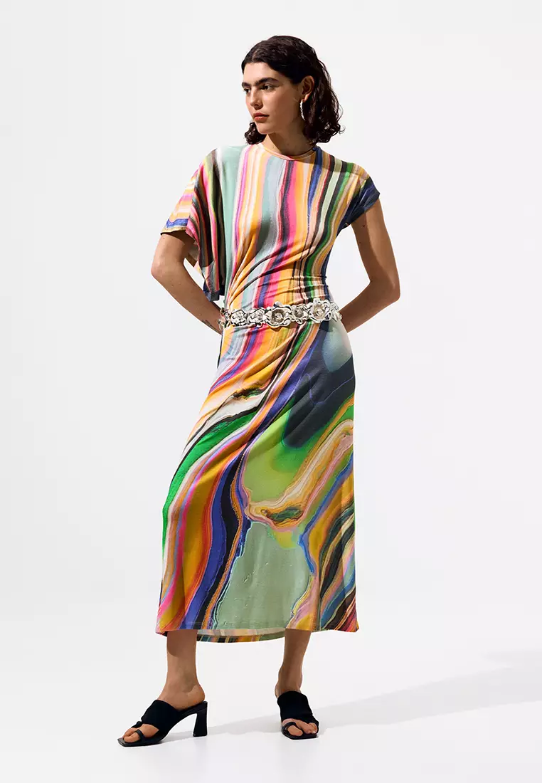 30% OFF LONG WAVY DRESS