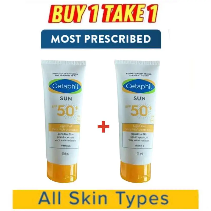 74% OFF Cetaphil Sunblock SPF 118+ Light Gel (Face & Body) 118ml sunscreen protection Facial Lightweight Uv Pigmentation Sensitive Skin Repair