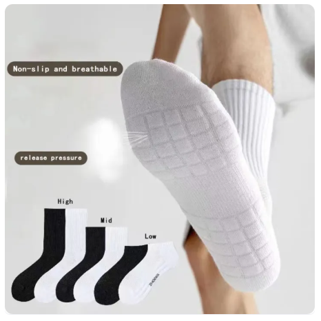 62% OFF Towel Bottom Basketball Socks Anti-slip Bottom Sports Socks Cotton Sweat-Absorbent Sock Breathable