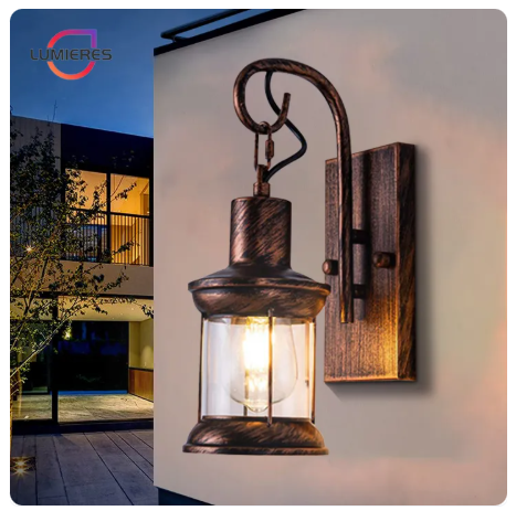 72% OFF Wall Light Industrial Vintage Wall Lamp Retro Wooden Metal Bronze Fixture Plug-in Sconce Nostalgic Aisle Wall Bedside Wall Lighting Fixture for Home Hotel Bar Porch Bedroom Farmhouse Corridor Decorate Wall Light