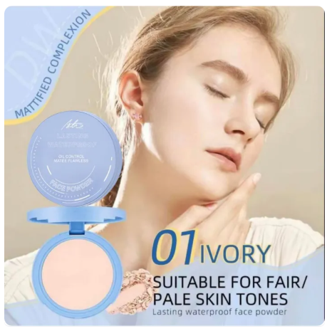 49% OFF 【Buy1 Take2】oil control matte face pressed powder Long Lasting Flawless Setting Powder Face Makeup