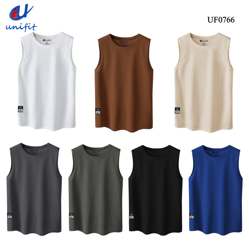 68% OFF UNIFIT Waffle Sando Tank Top Clothes Menswear Comfortable Workout Clothes UF0766
