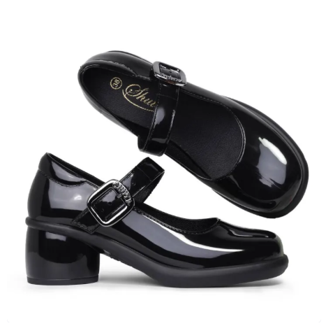 19% OFF Shuta 716L women heels black school shoes for girl student business work graduation mary jane shoes