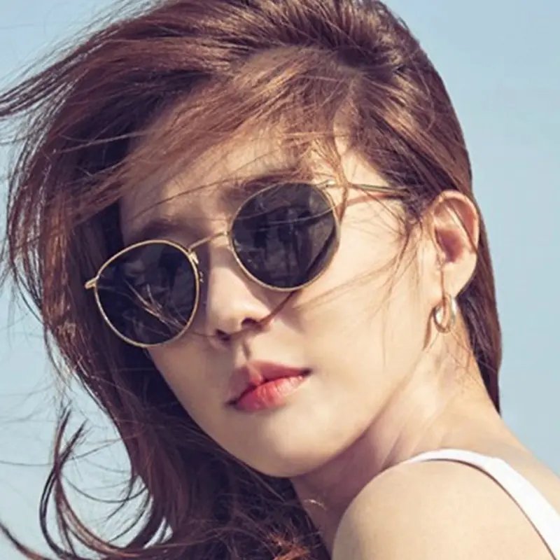 25% OFF New retro circular small frame trendy men's and women's metal sunglasses