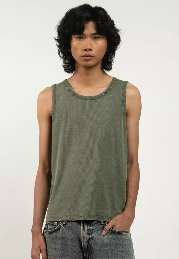 59% OFF Rib Tank Top