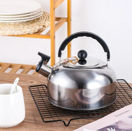 33% OFF HOMECARE PH. Stainless Steel Whistling Kettle Flat Base Sound Potted Kettle