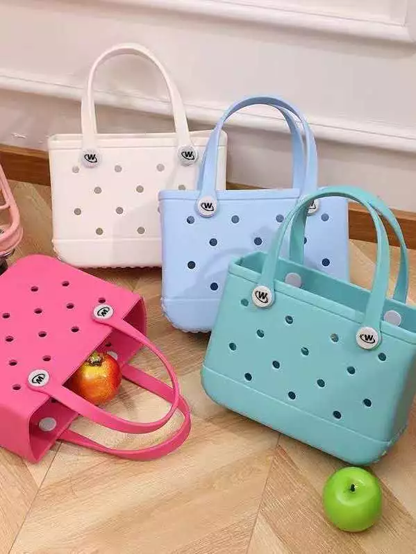 50% OFF NEWEST EVA BAG TOTE BAG DURABLE GOOD QUALITY RUBBER MATERIAL WATERPROF EVA BEACH BAG